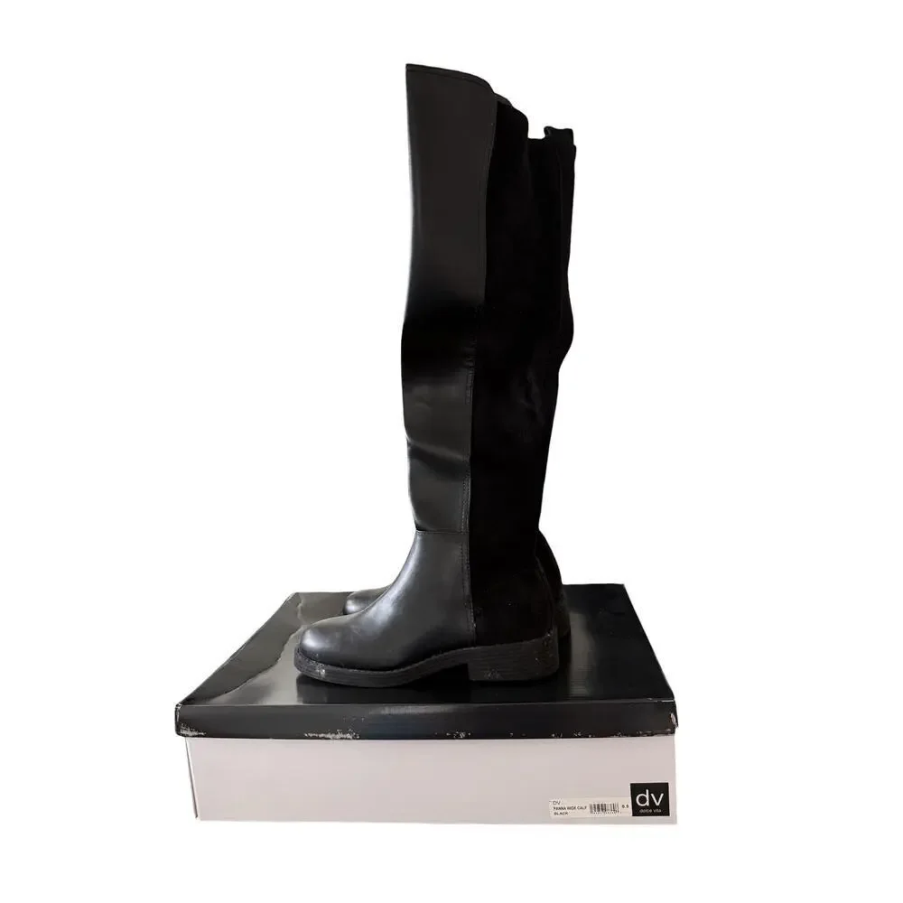 Dolce Vita Women's Panna Wide Calf Knee-High Boots Size 8.5